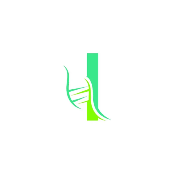 Logo Ikony Dna Literą Szablonu Ilustracji Projektu — Wektor stockowy