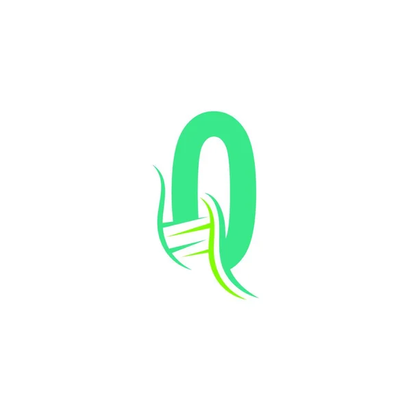 Dna Symbol Logo Mit Vorlage Nummer Null Design Illustration — Stockvektor