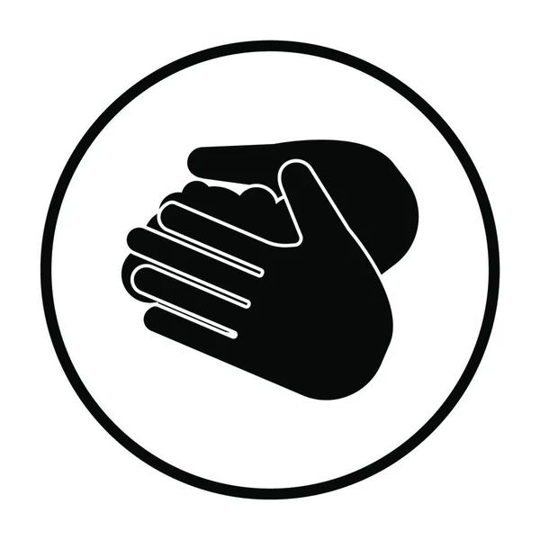 Hand Mit Einer Handbewegung — Stockvektor