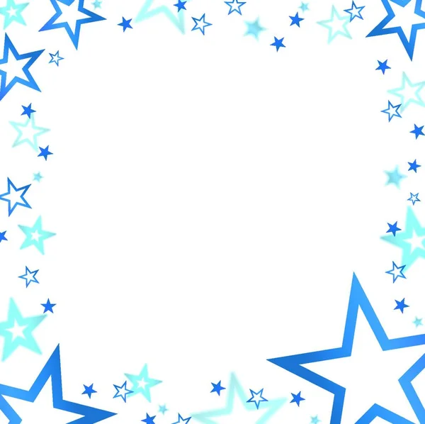 Векторный Файл Eps Звёздно Голубым Цветом Рекламы Рождества Квадратичном Стиле — стоковый вектор