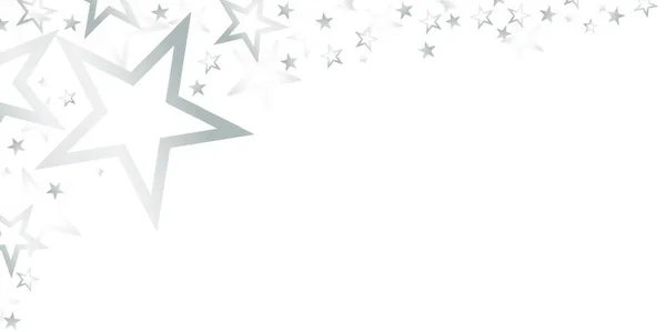Eps Διανυσματικό Αρχείο Αστέρια Χρωματιστό Ασήμι Για Χριστουγεννιάτικη Διαφήμιση Στην — Διανυσματικό Αρχείο