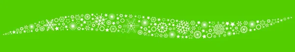 Eps Векторный Файл Рождественской Рекламы Работает Различными Снежными Звездами Форме — стоковый вектор