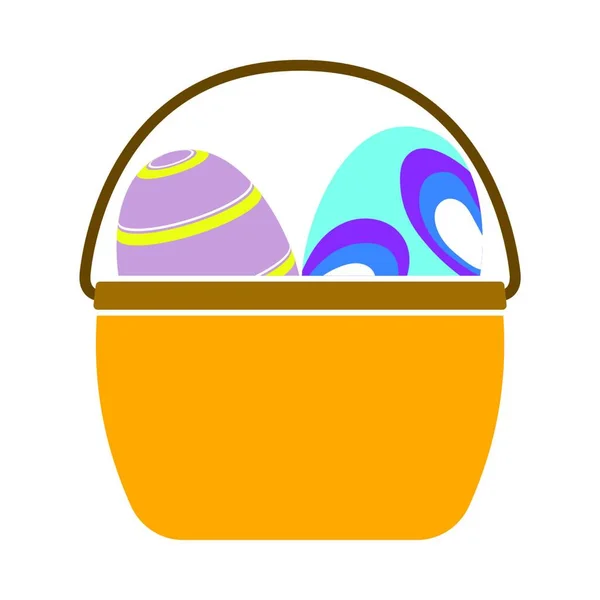 Icono Huevo Pascua Dibujos Animados Huevos Vector Ilustración Para Diseño — Vector de stock