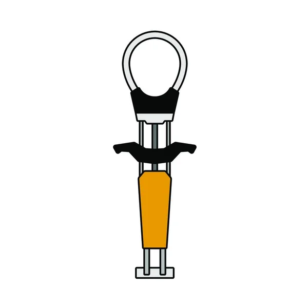 Icona Della Spina Elettrica Cartone Animato Uomo Con Chiave Vettoriale — Vettoriale Stock