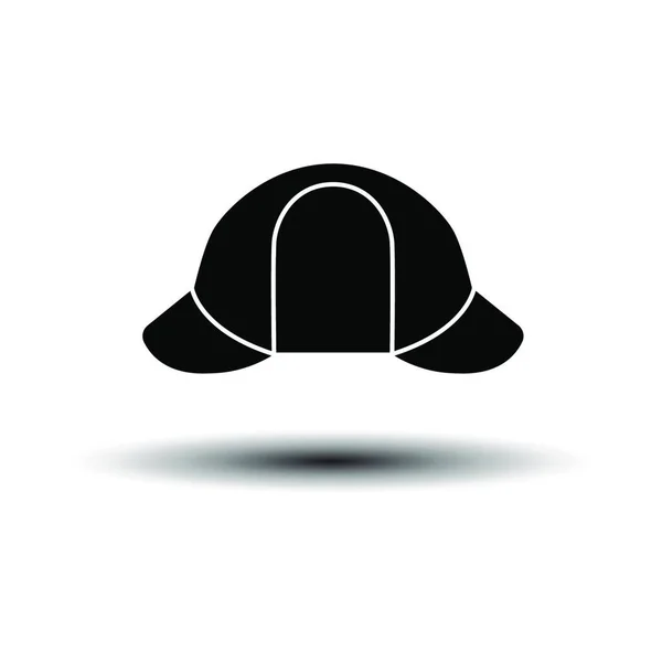 帽子のアイコン 野球帽ベクトルのウェブ用のアイコンのフラットイラスト — ストックベクタ