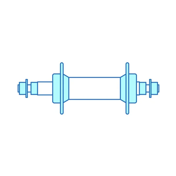 Icona Del Tubo Dell Acqua Illustrazione Schematica Delle Icone Vettoriali — Vettoriale Stock