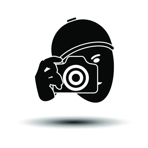 Camera Icon Flat Design Vector Illustration — Stock Vector