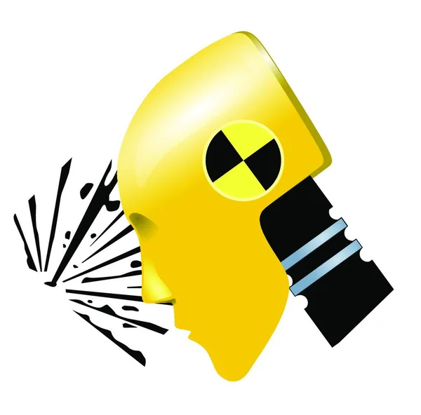 Ilustrace Jaderné Bomby — Stockový vektor