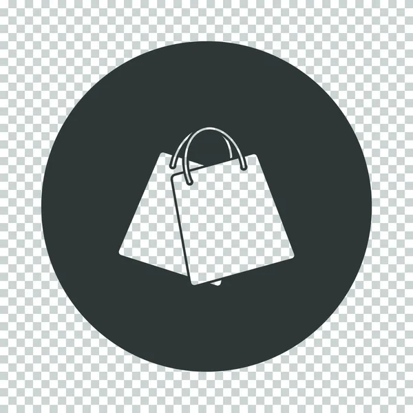 Einkaufstüten Symbol Vektorillustration — Stockvektor