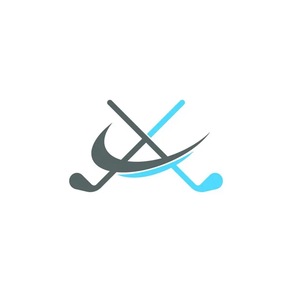 Golf Logo Icône Modèle Design Créatif Illustration Vecteur — Image vectorielle