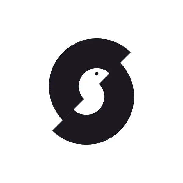 Шаблон Векторной Иллюстрации Логотипа Птицы — стоковый вектор