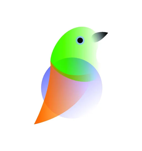 Векторный Шаблон Логотипа Птицы — стоковый вектор