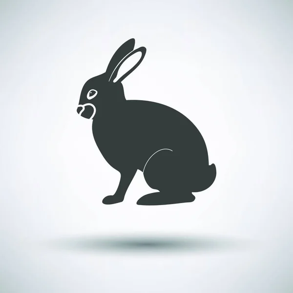 Icono Conejo Ilustración Simple Del Símbolo Del Vector Del Conejo — Vector de stock
