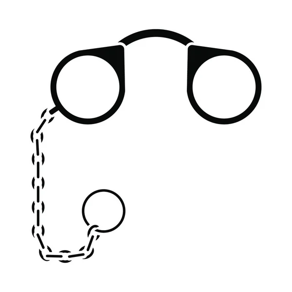 Icono Gafas Sol Ilustración Vectorial Blanco Negro — Archivo Imágenes Vectoriales