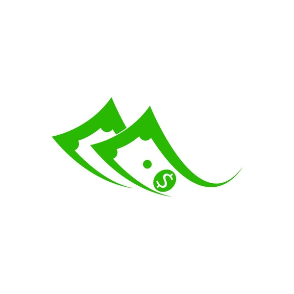Geld Logo Design Schablone Vektor — Stockvektor