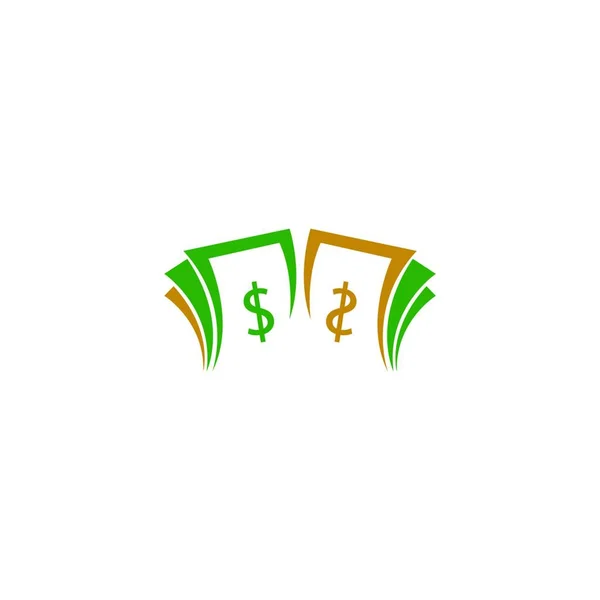 Грошовий Дизайн Логотипу Векторний Шаблон — стоковий вектор