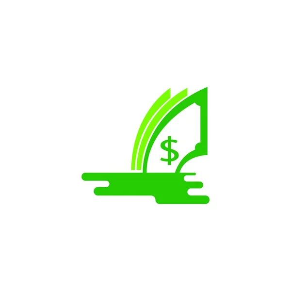 Money Bag Icon Vector Dollar Sign Isolated Symbol Illustration — Stock Vector