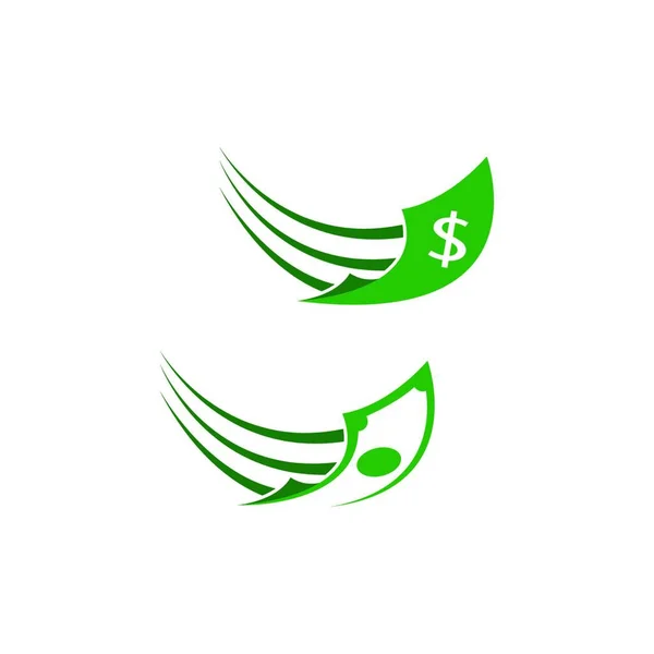 Зелений Лист Дизайн Логотипу Векторний Шаблон — стоковий вектор
