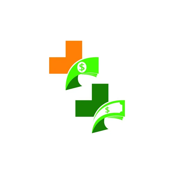 Шаблон Логотипу Охорони Здоров Векторний Дизайн Ілюстрації — стоковий вектор