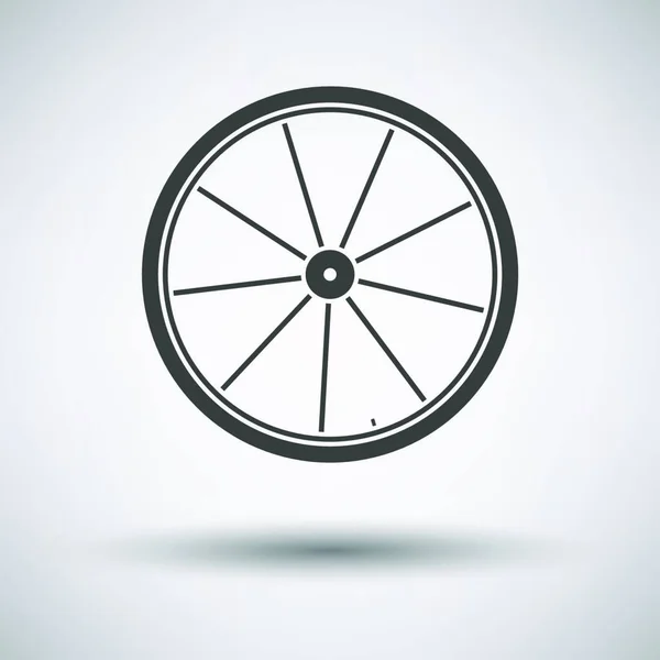 Wheel Icon Vector Illustration — Stock Vector