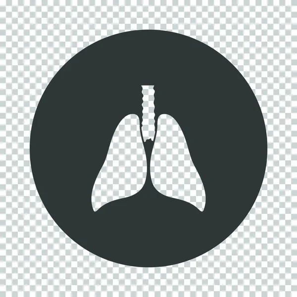 Ikona Płuc Ilustracja Wektora — Wektor stockowy