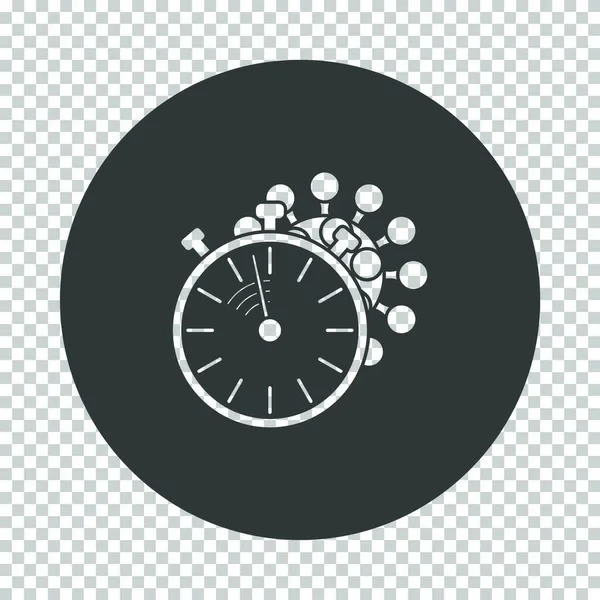 Pictogram Stopwatch Vectorillustratie — Stockvector