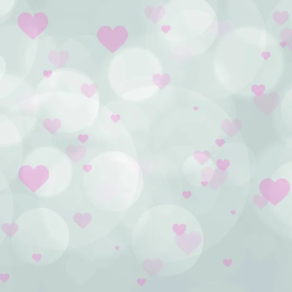 Fondo Abstracto Con Corazones Ilustración Vectorial — Archivo Imágenes Vectoriales