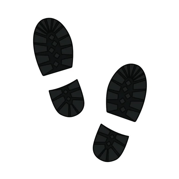 Ilustração Vetorial Sapato Calçado Ícone Jogo Sapatos Símbolo Estoque Web — Vetor de Stock