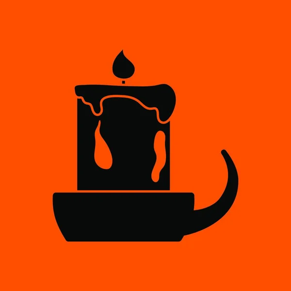 Ikona Świecy Ilustracja Wektora — Wektor stockowy