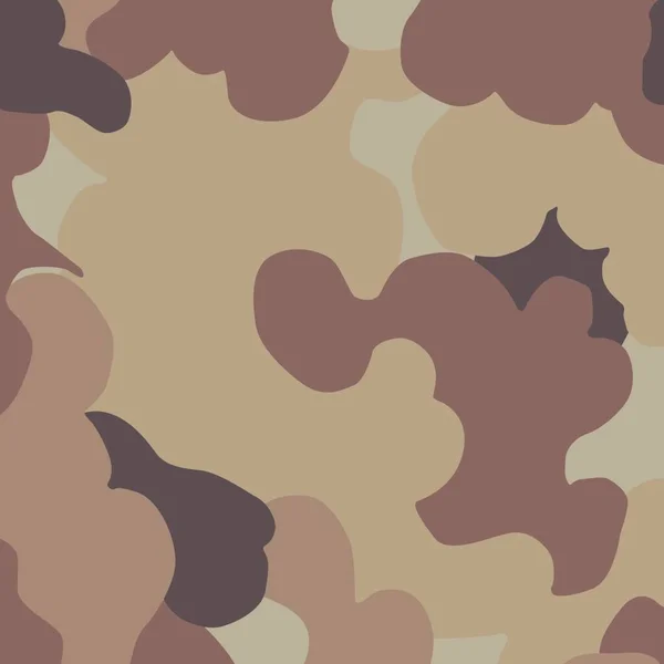 Motif Sans Couture Avec Texture Camouflage Dessinée Main — Image vectorielle