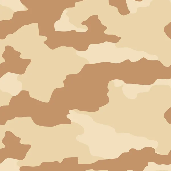 カモフラージュと軍の迷彩でシームレスなパターン — ストックベクタ