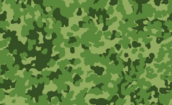 Camouflage Nahtlose Muster Militärischer Hintergrund — Stockvektor