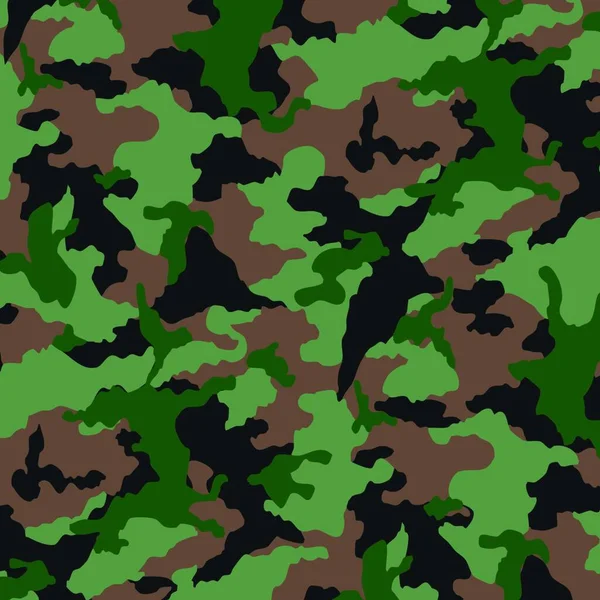 Motif Camouflage Sans Couture Contexte Militaire — Image vectorielle