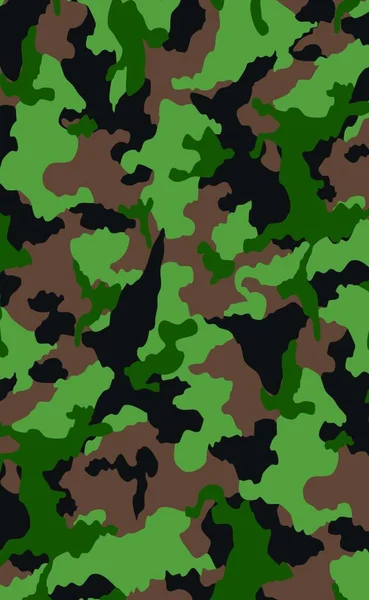 Motif Sans Couture Avec Camouflage Herbe Verte — Image vectorielle