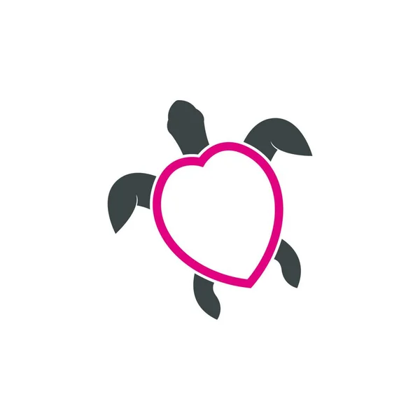 Schildkröte Logo Symbol Vektor Vorlage Illustration Design — Stockvektor