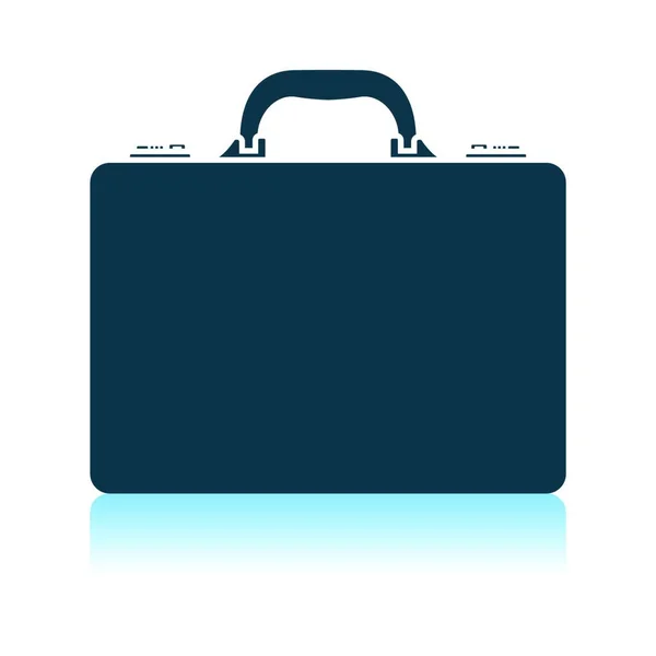 Aktentaschensymbol Einfache Illustration Von Koffervektorsymbolen Für Das Web — Stockvektor