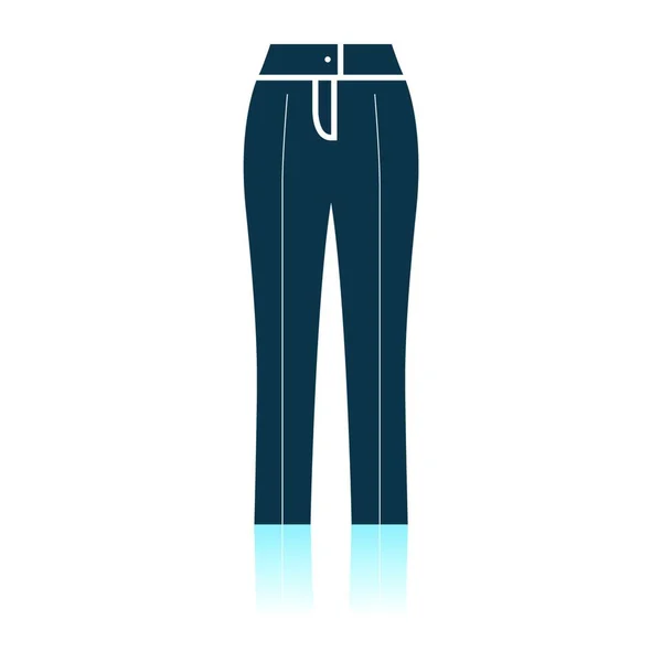 Icono Jeans Ilustración Plana Del Diseño Del Logotipo Del Vector — Vector de stock