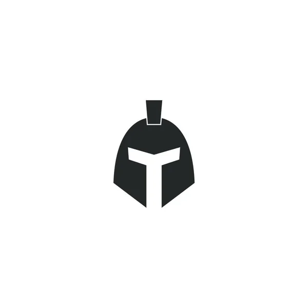 Icono Cabeza Gladiador Logo Diseño Concepto Vector Ilustración — Archivo Imágenes Vectoriales