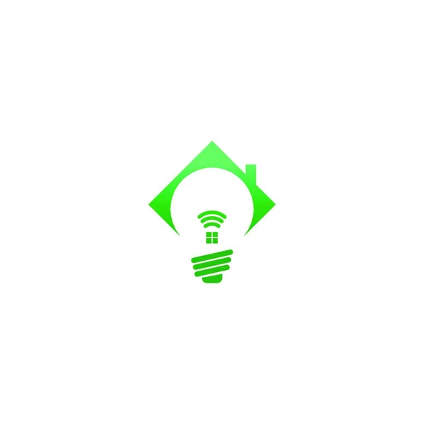 Иллюстрация Концепции Логотипа Smart Home — стоковый вектор