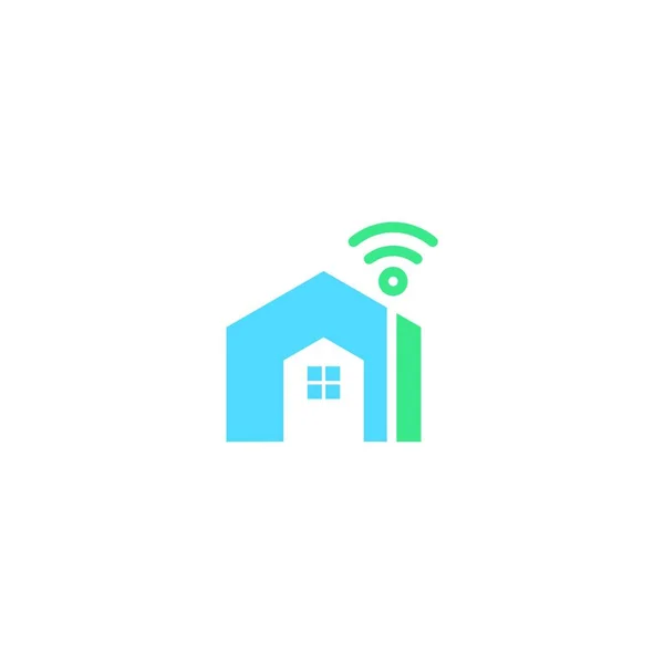 Ілюстрація Концепції Дизайну Логотипу Smart Home — стоковий вектор