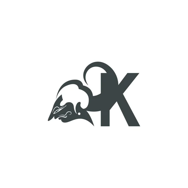 Jawajska Ikona Marionetek Wektorem Projektowania Logo Litery — Wektor stockowy