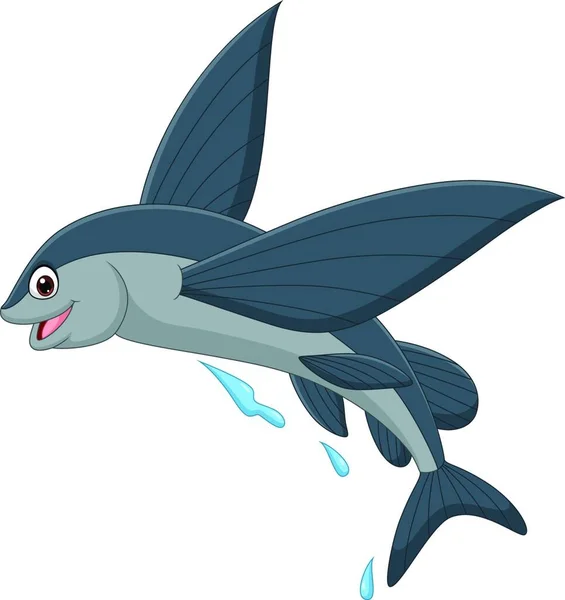 Illustrazione Vettoriale Della Balena Dei Cartoni Animati — Vettoriale Stock