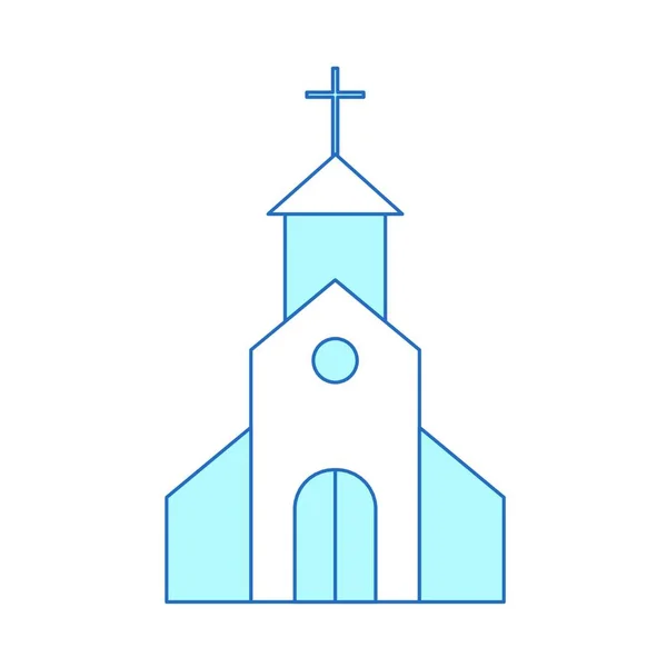 Icône Église Illustration Vectorielle — Image vectorielle