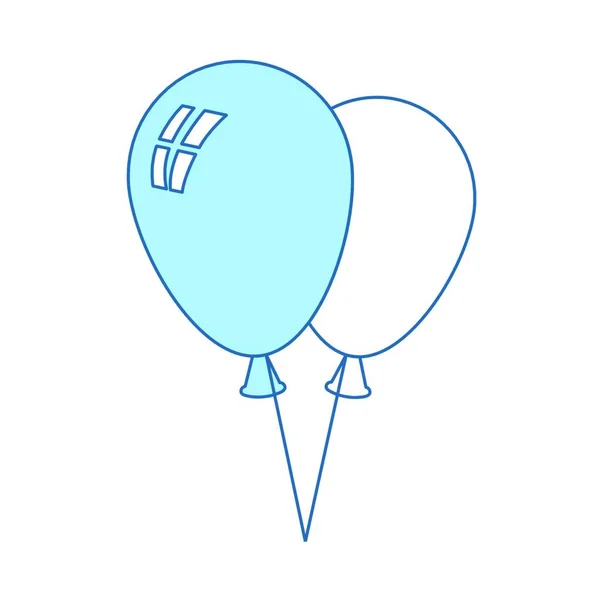 Illustration Vectorielle Icône Ballon — Image vectorielle