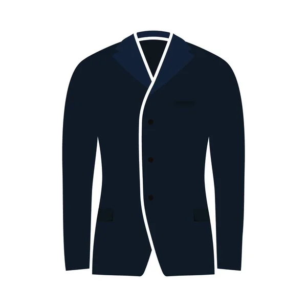 Людина Значок Плоска Ілюстрація Піджака Векторний Логотип — стоковий вектор