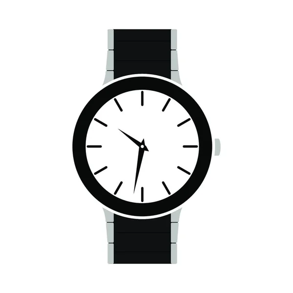 Icône Montre Bracelet Sur Fond Blanc — Image vectorielle