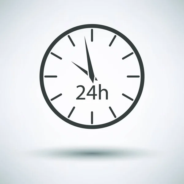 Illustration Vectorielle Moderne Manque Icône Horloge — Image vectorielle