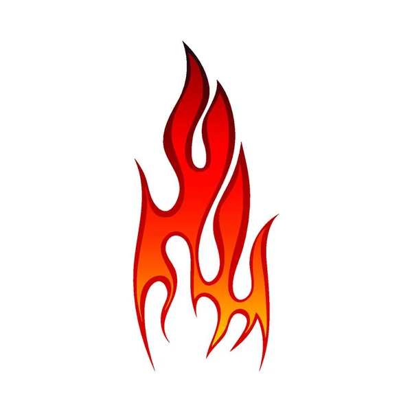 Εικονογράφηση Φορέα Φωτιά Φλόγα — Διανυσματικό Αρχείο