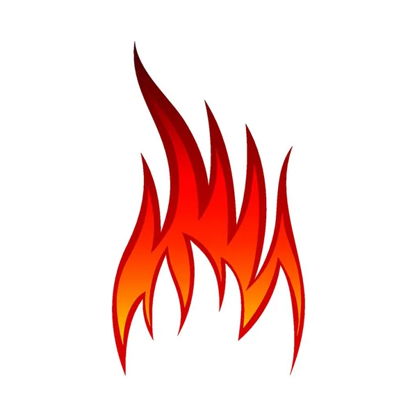 Ateş Vektör Illüstrasyonu — Stok Vektör