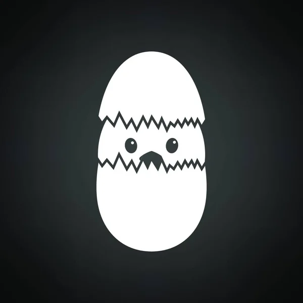 Εικονίδιο Αυγού Πάσχα Επίπεδο Στυλ Σχεδιασμού Εικονογράφηση Διανύσματος — Διανυσματικό Αρχείο